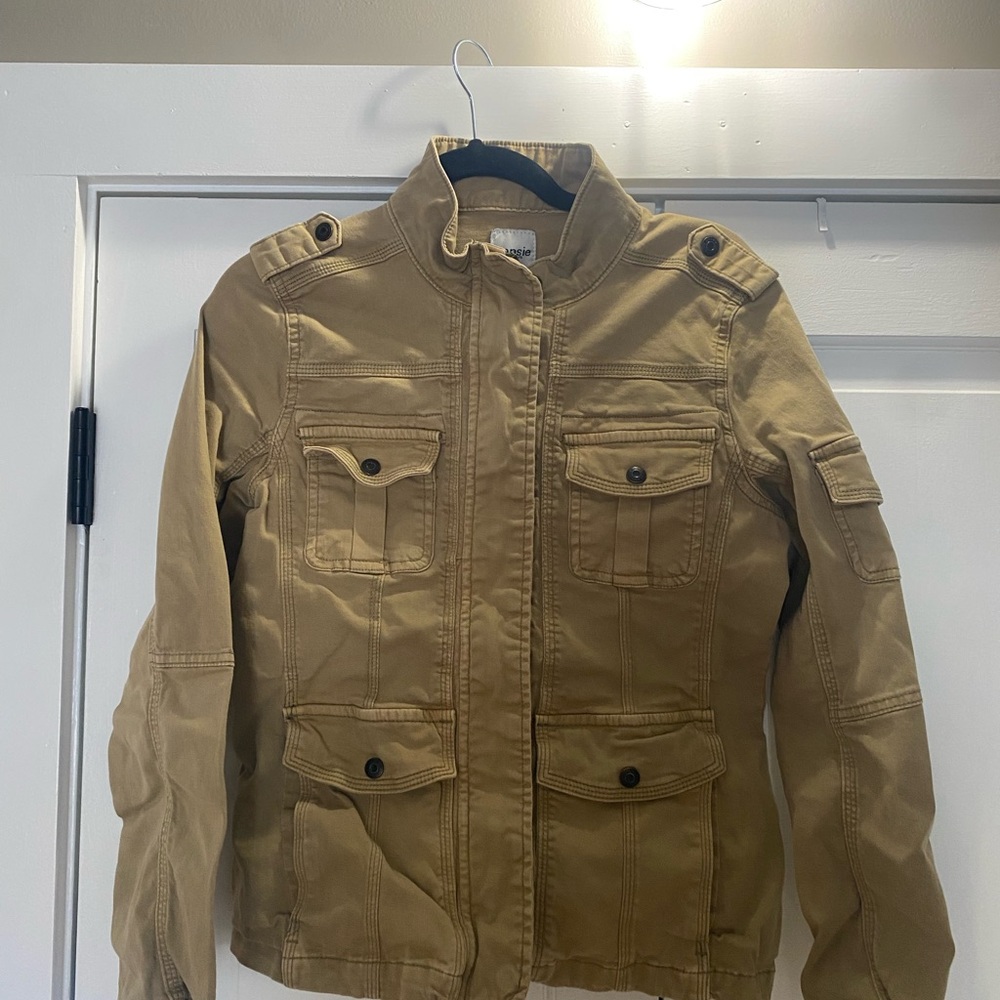 Kensie Tan Utility Jacket for Women